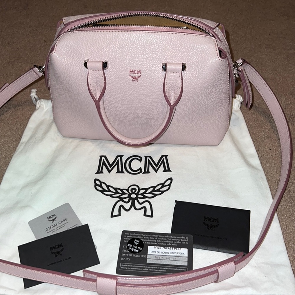 MCM Ella Boston Bag Small